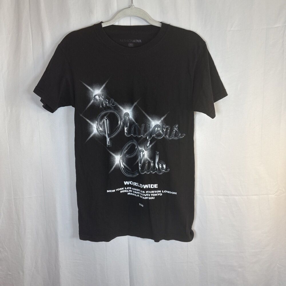 Women’s Fashion Nova The Players Club Short Sleeve Shirt Size XS Preowned